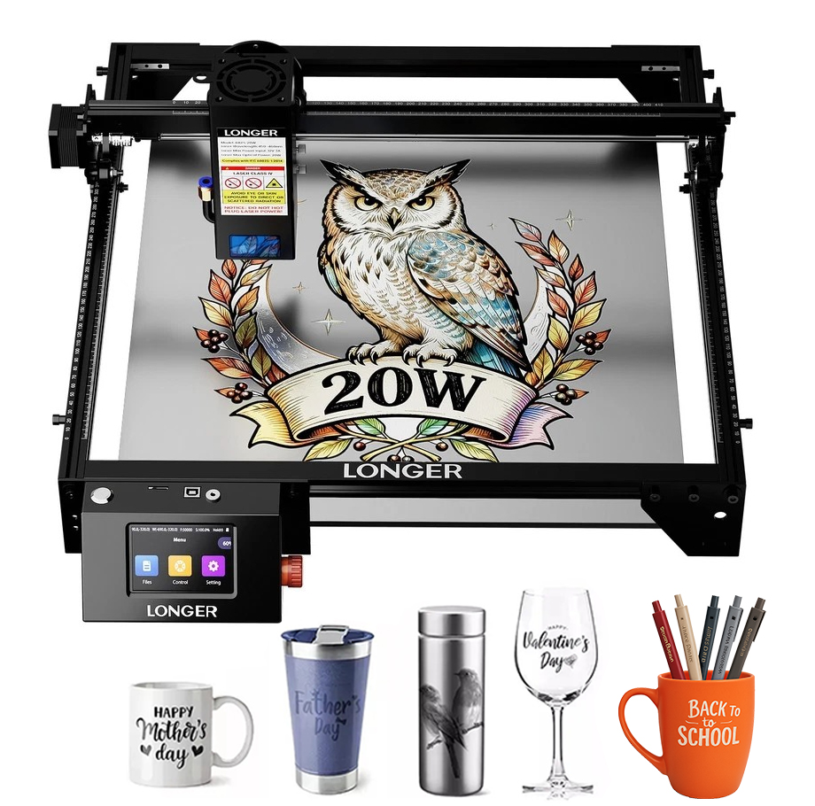Industrial Grade Laser Cutter - LONGER Laser Cutter & Engraver 20W