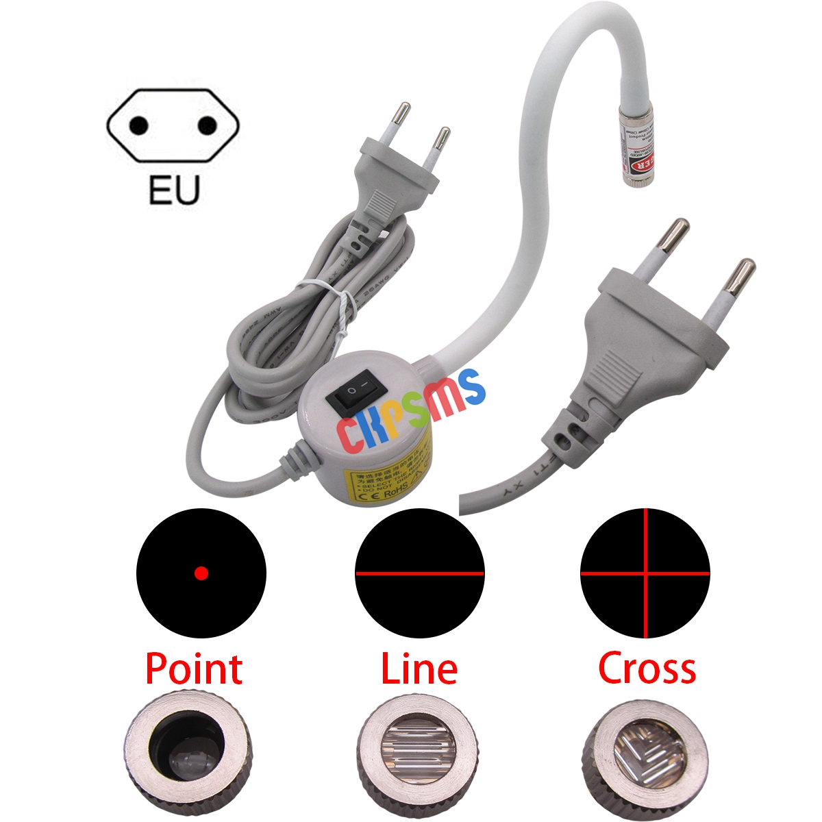 220V-240V EU Plug Line & Cross - Industrial Laser Uses ulasan dan harga
