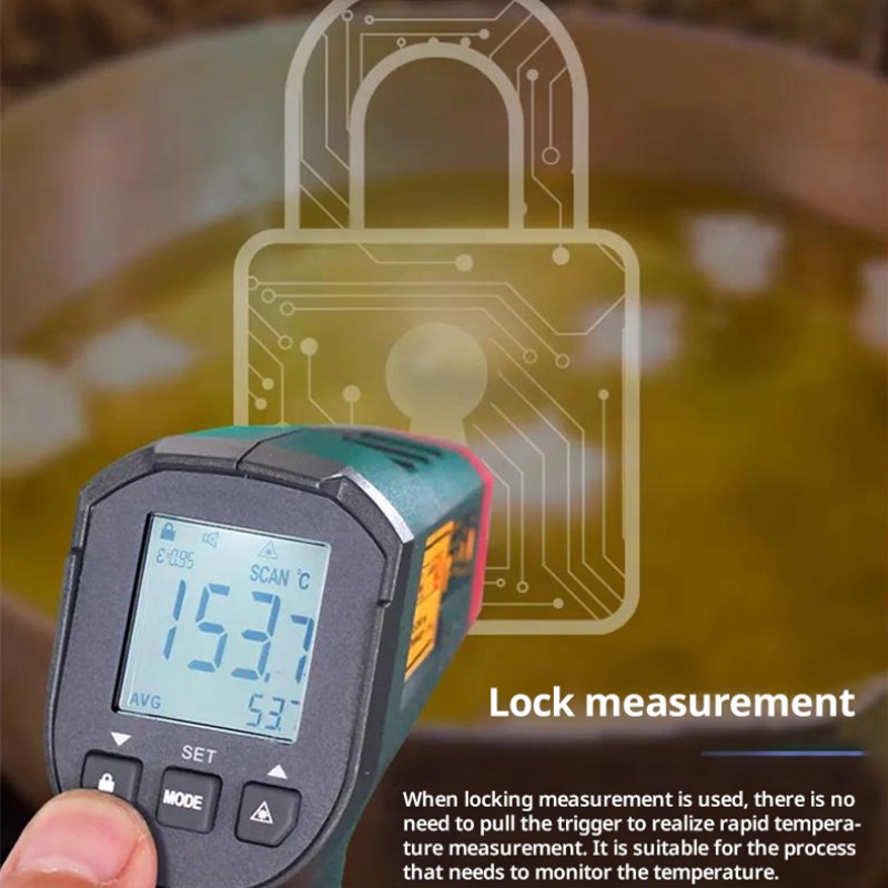 UNI-T UT306S UT306C Digital Th - Industrial Laser Temperature Sensor ulasan dan harga