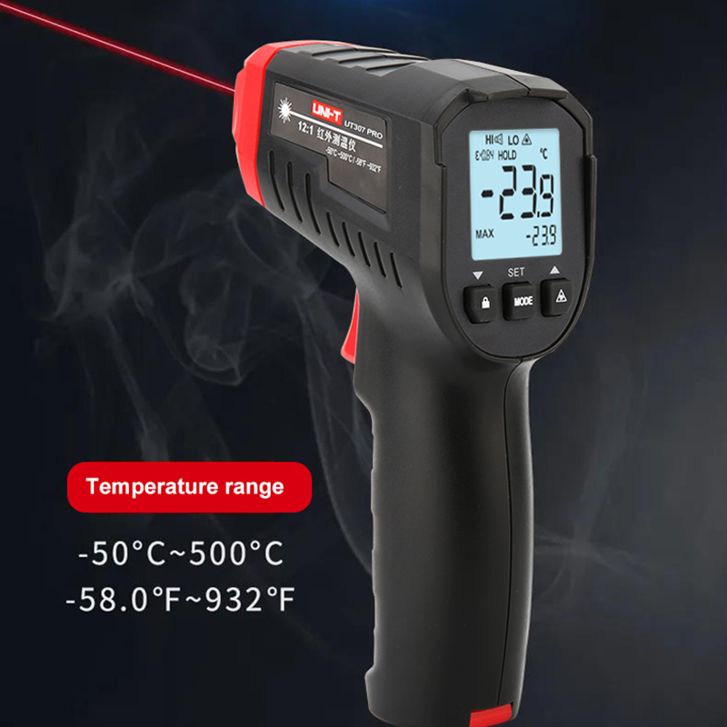 UNI-T UT306S UT306C Digital Th - Industrial Laser Temperature Sensor ulasan dan harga