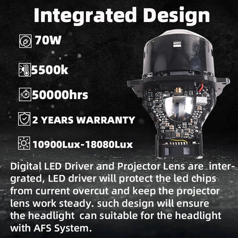 SANVI 2PCS L60 Bi LED Laser Pr - Industrial Laser Projection ulasan dan harga