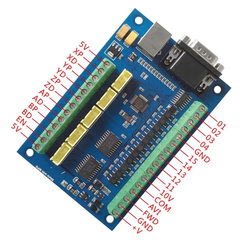 CNC MACH3 USB 5 Axis 100KHz US - Breakout Board Mach3 ulasan dan harga