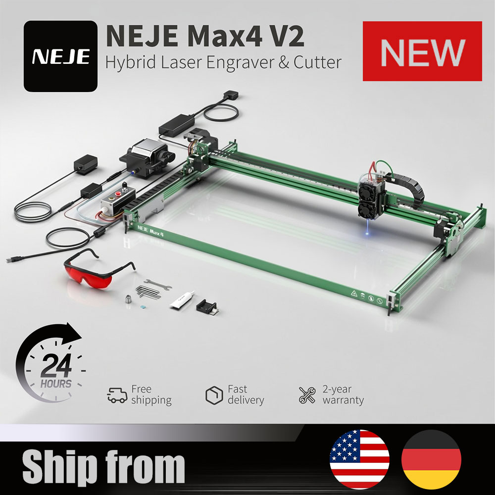 NEJE Max4 V2 E80 80W Laser Eng - Industrial Laser Drill ulasan dan harga