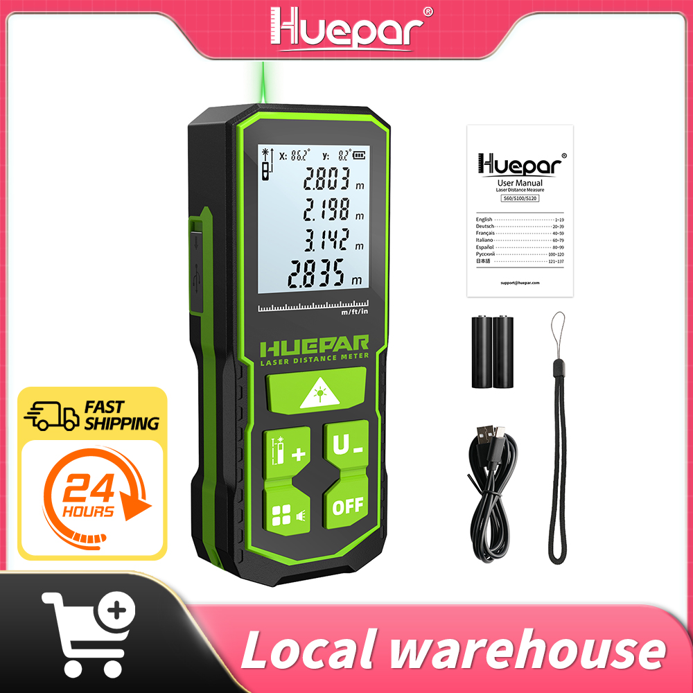 Huepar Laser Rangefinder Digit - Industrial Laser Rangefinder ulasan dan harga