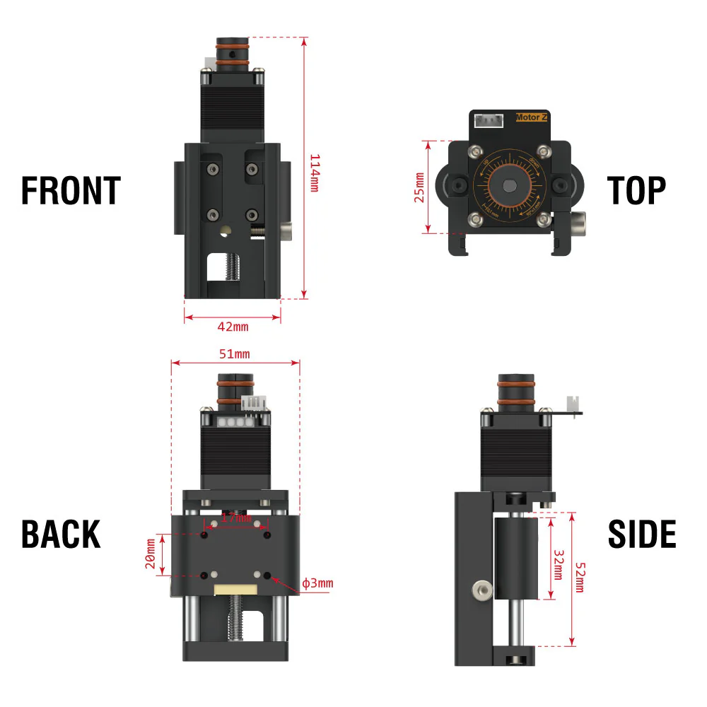 20mm NEJE Z-axis module, mecha - Industrial Laser Uses ulasan dan harga