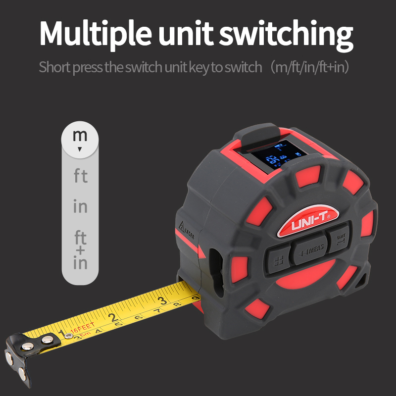 UNI-T 2in1 50m 60M Laser Tape  - Industrial Laser Rangefinder ulasan dan harga
