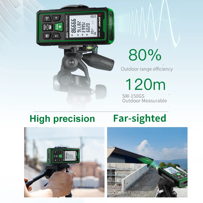 Green Laser Distance Meter Dig - Industrial Laser Rangefinder ulasan dan harga