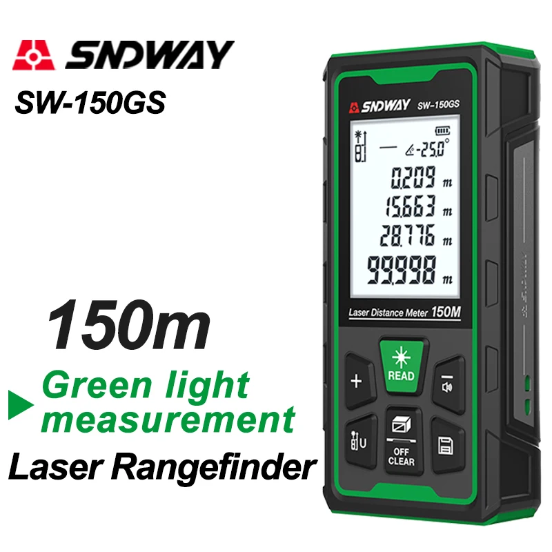 Green Laser Distance Meter Dig - Industrial Laser Rangefinder ulasan dan harga