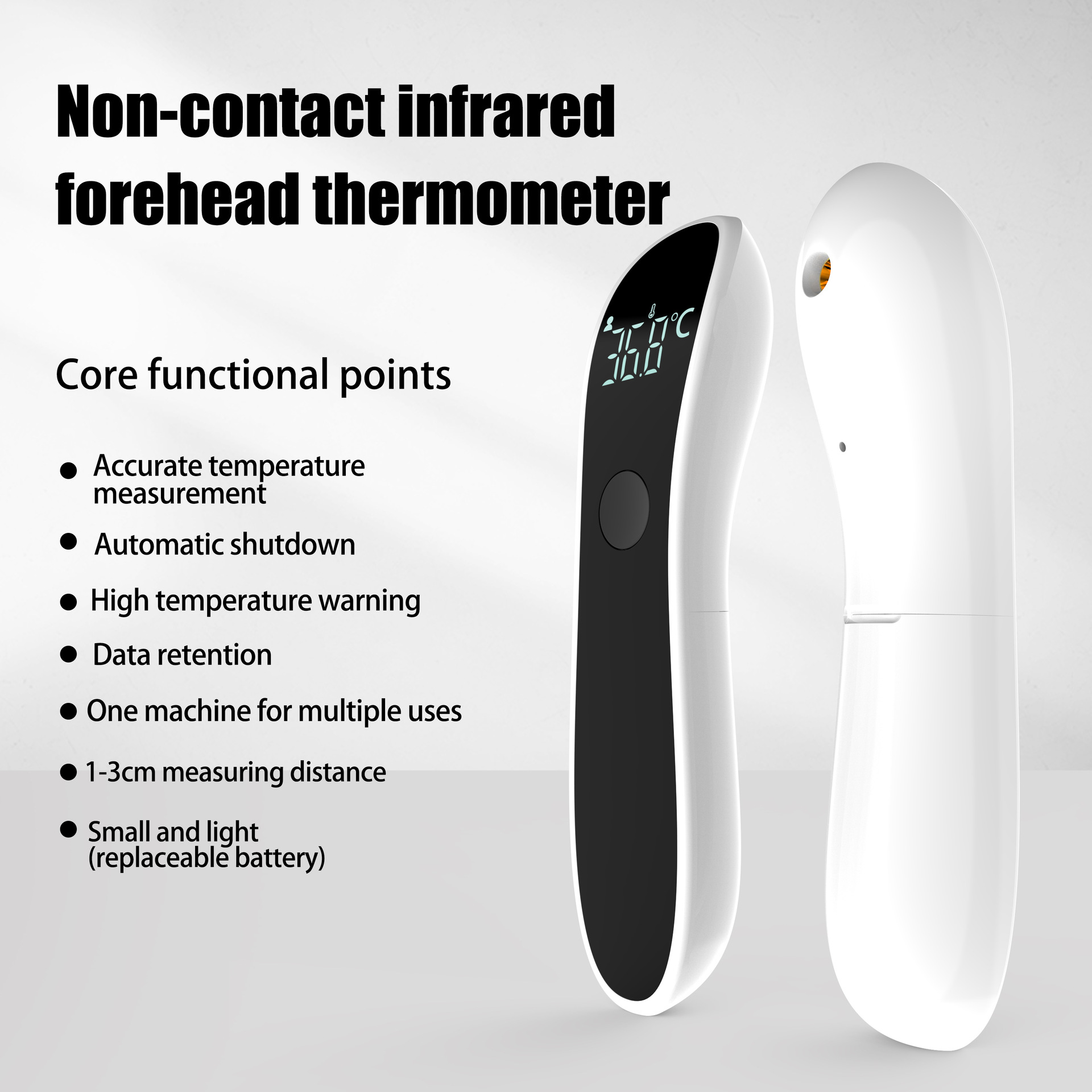 Infrared Fever Thermometer Med - Industrial Laser Temperature Sensor ulasan dan harga