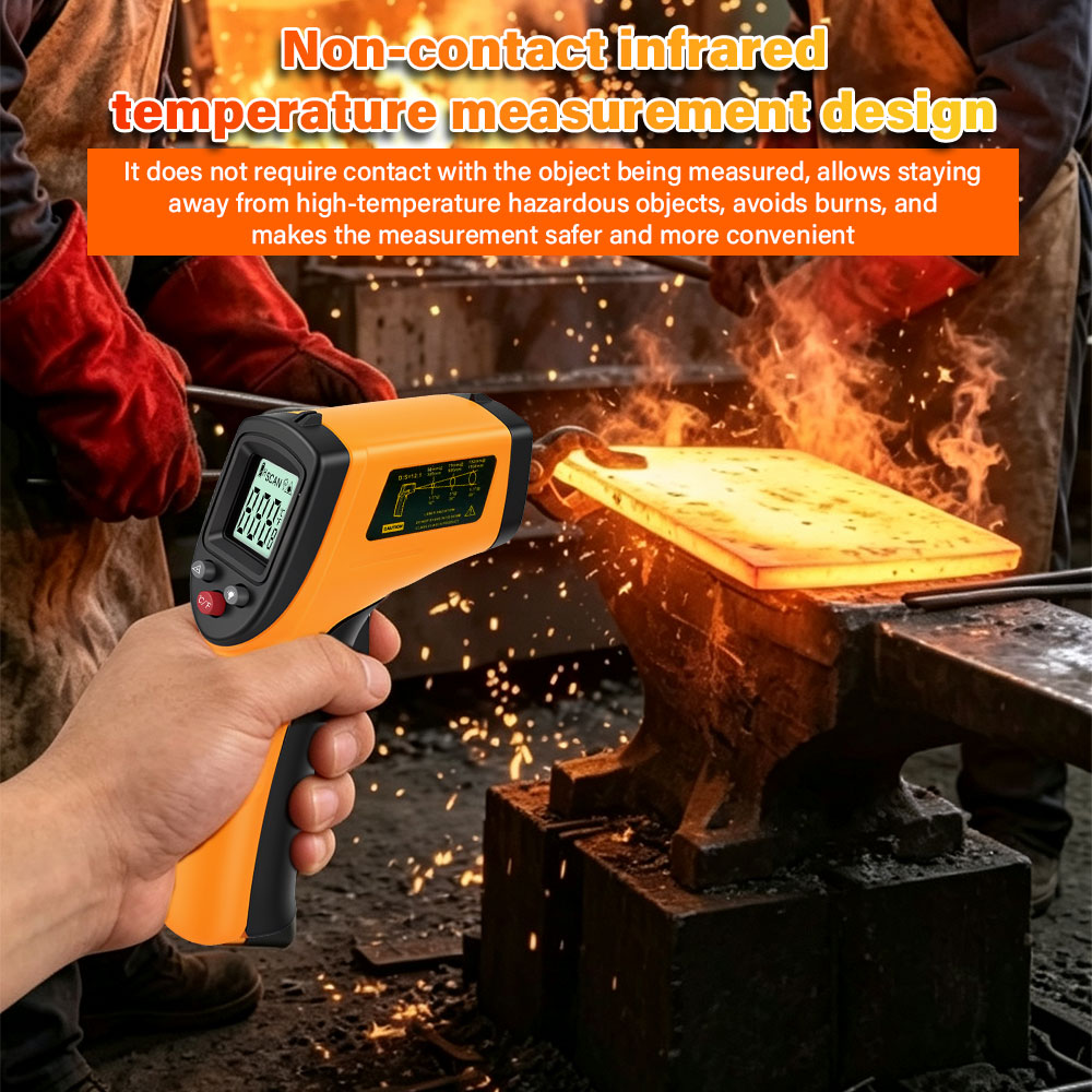 Digital Infrared Thermometer N - Industrial Laser Temperature Sensor ulasan dan harga