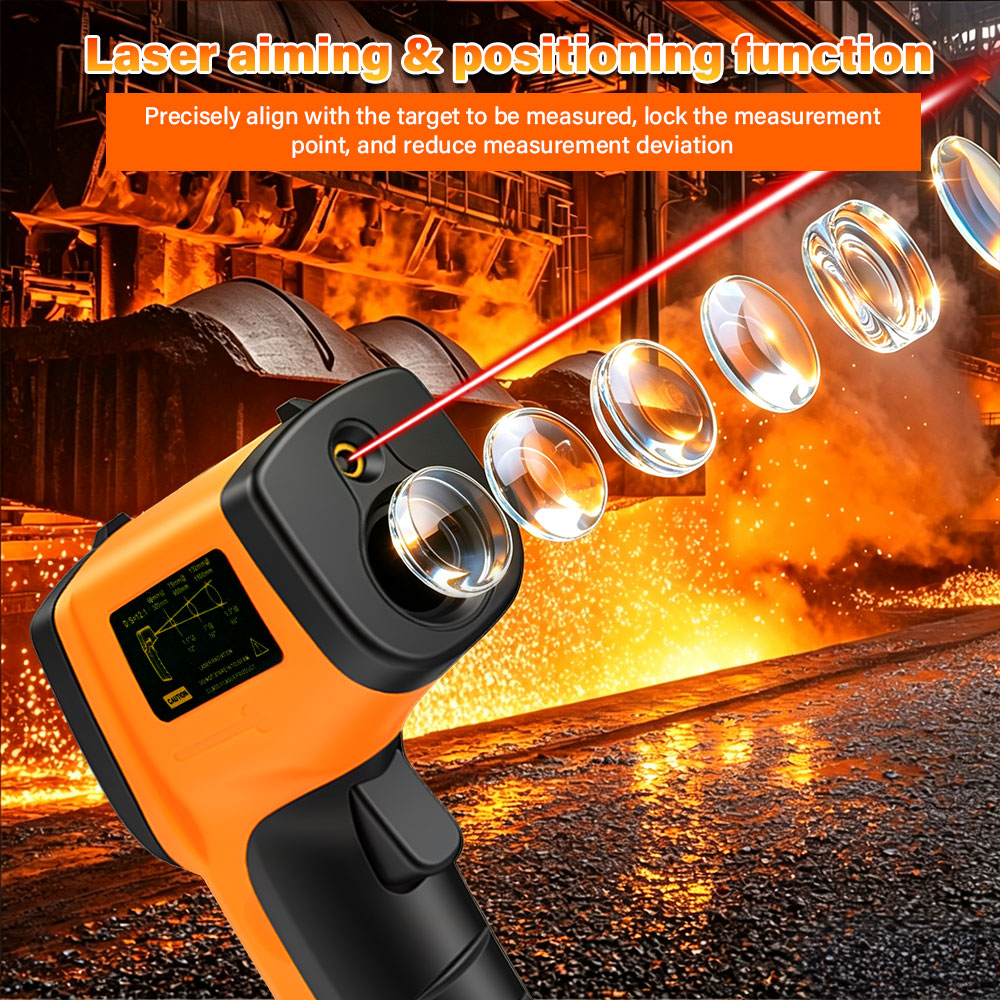 Digital Infrared Thermometer N - Industrial Laser Temperature Sensor ulasan dan harga