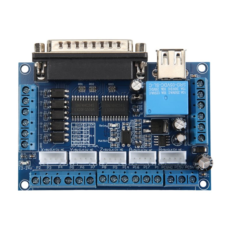 AT05-Driver Board MACH3 Engrav - Breakout Board Mach3 ulasan dan harga