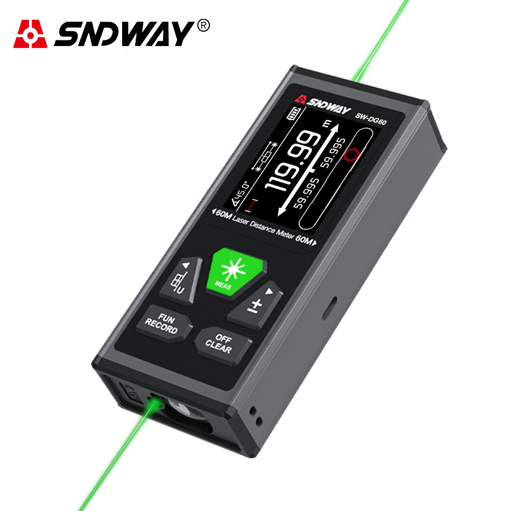 SNDWAY Dual Laser Distance Met - Industrial Laser Rangefinder ulasan dan harga