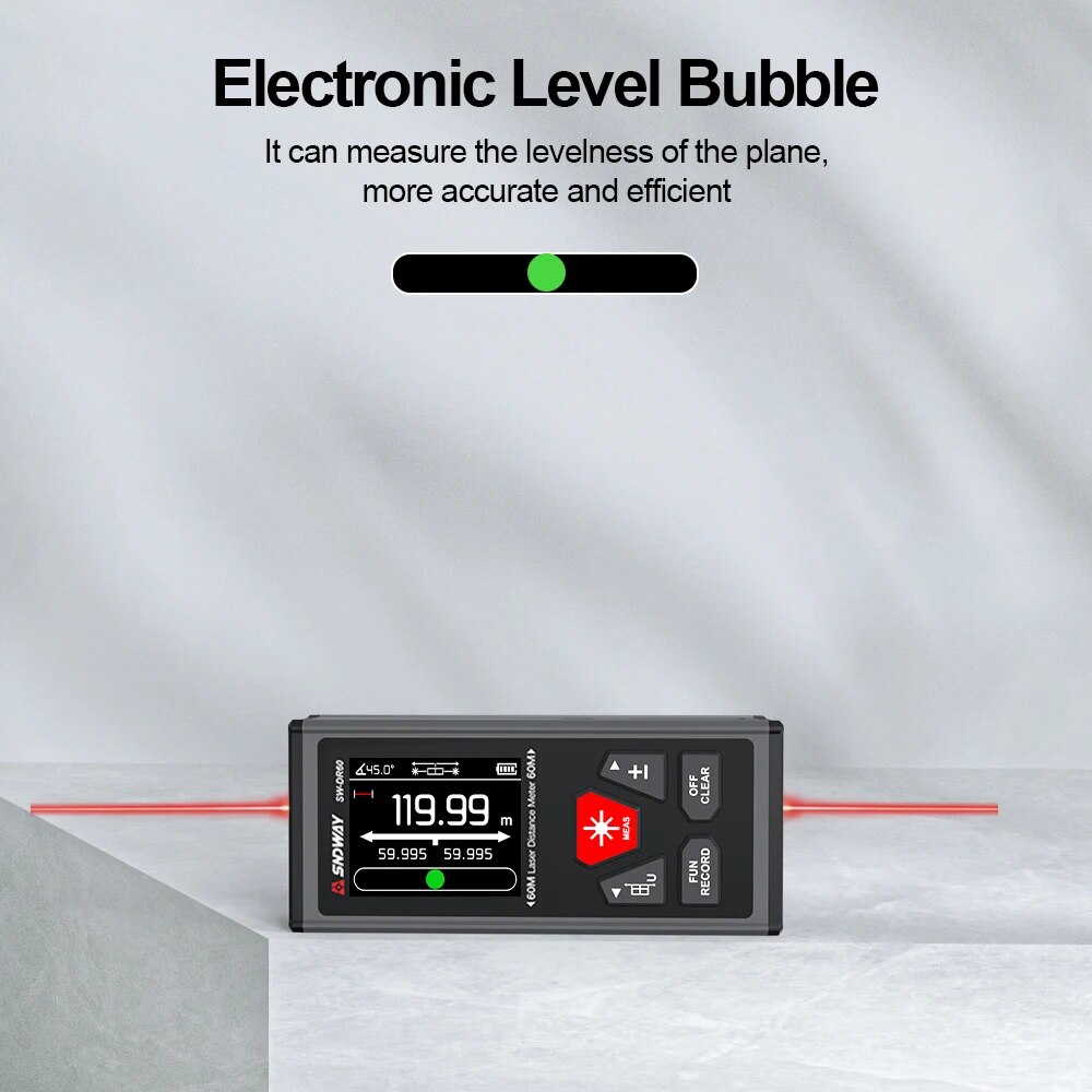 SNDWAY Dual Laser Distance Met - Industrial Laser Rangefinder ulasan dan harga