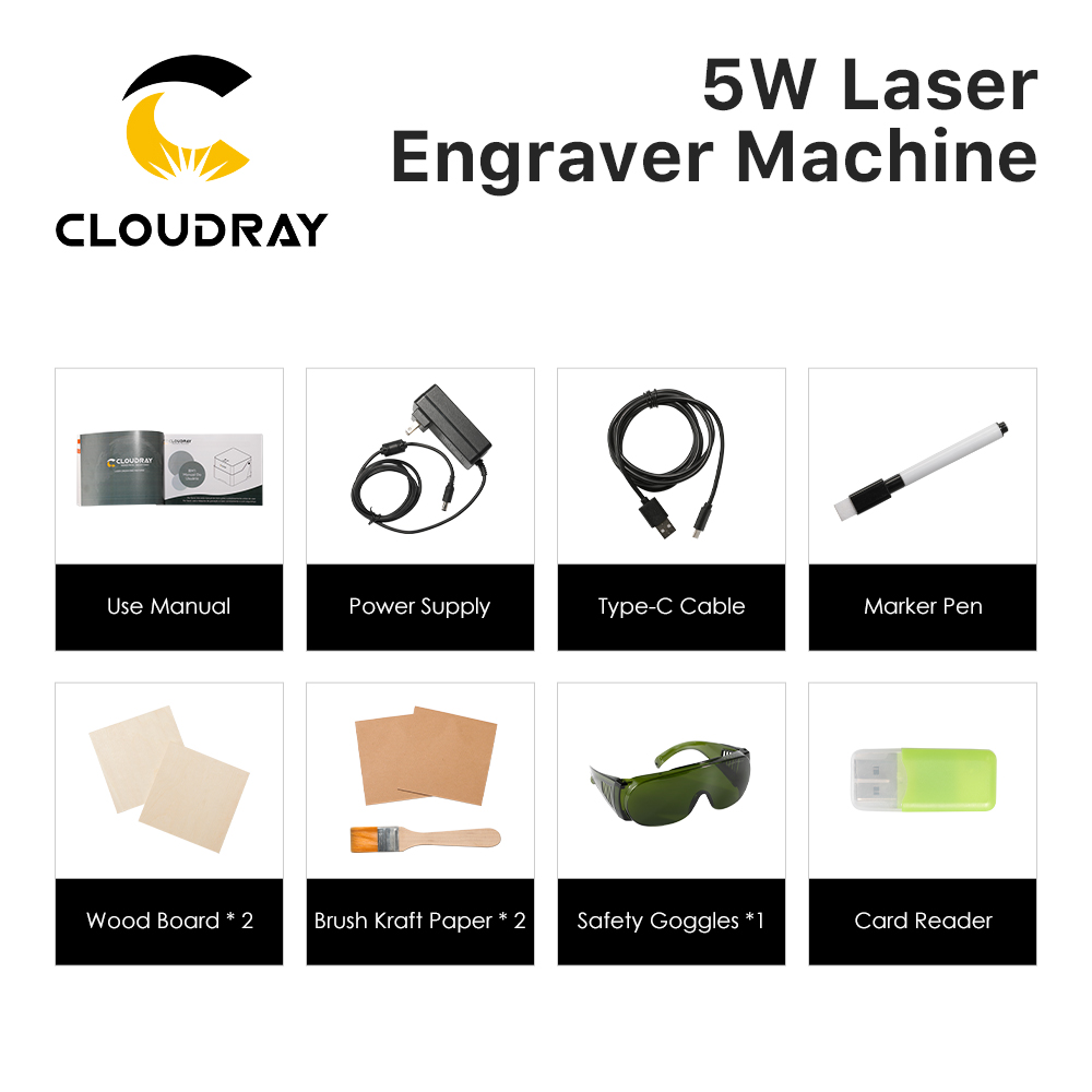 Cloudray Laser Engraver BM1 Ma - Industrial Laser Machines ulasan dan harga