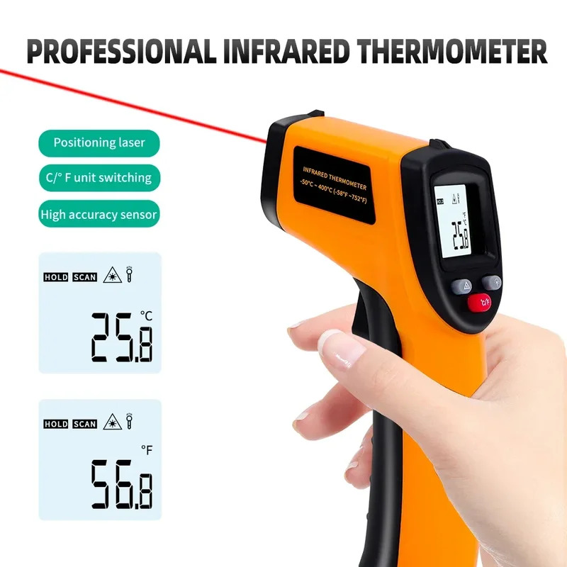 -50~380°C Industrial Infrared  - Industrial Laser Temperature Sensor ulasan dan harga