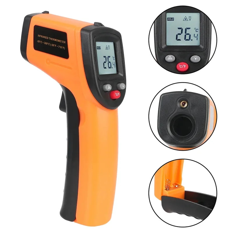 -50~380°C Industrial Infrared  - Industrial Laser Temperature Sensor ulasan dan harga