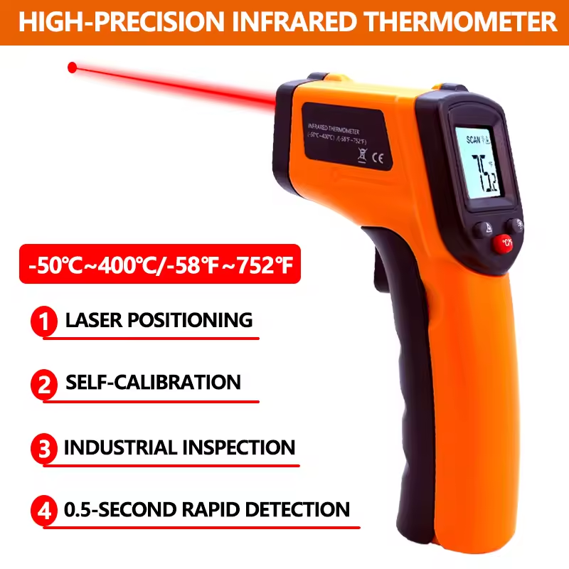 Handheld Infrared Thermometer  - Industrial Laser Uses ulasan dan harga