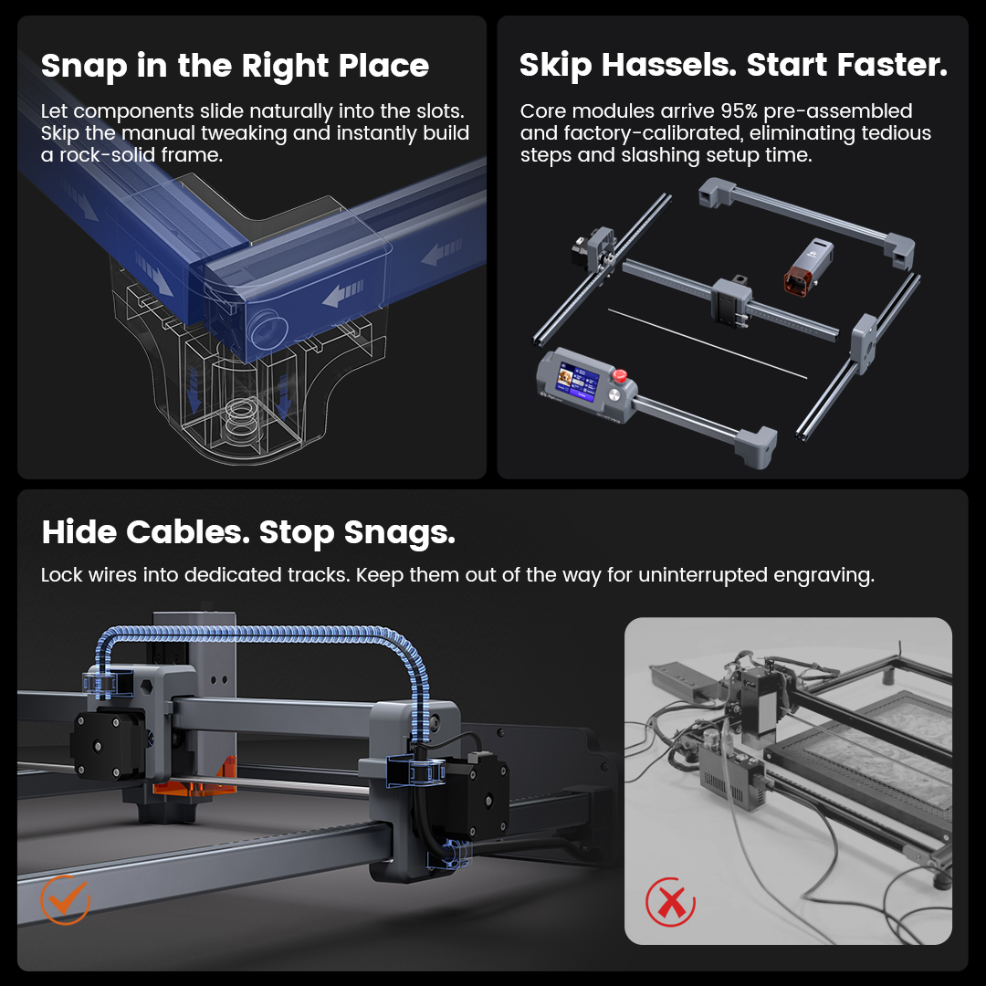 AlgoLaser DIY KIT MK3 Desktop  - Industrial Grade Laser Cutter ulasan dan harga