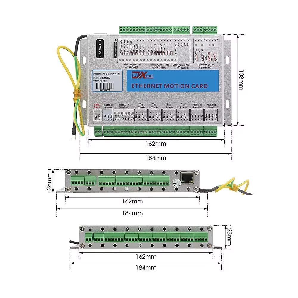 XHC Ethernet MK4-ET mach3 moti - Breakout Board Mach3 ulasan dan harga
