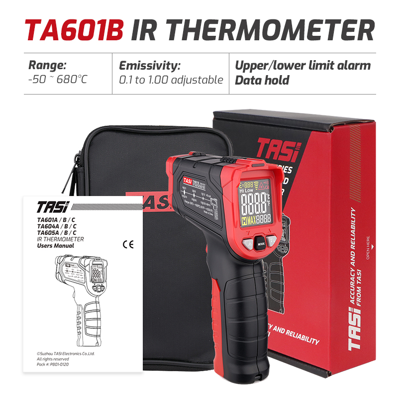TASI TA601A TA601B TA601C Infr - Industrial Laser Temperature Sensor ulasan dan harga