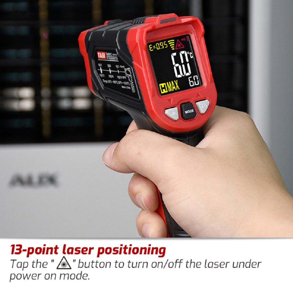 TASI TA601A TA601B TA601C Infr - Industrial Laser Temperature Sensor ulasan dan harga